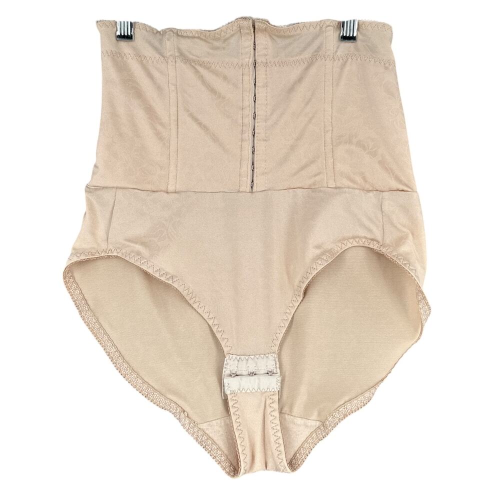 Instant Shaping‎ Beige High waisted Seamless Hook Closure Shapewear 2XL